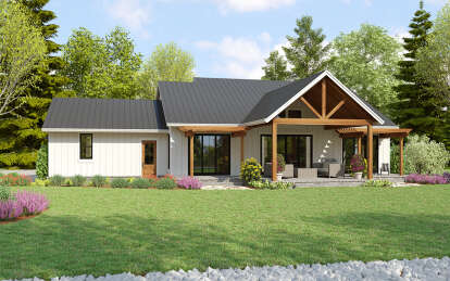 Modern Farmhouse House Plan #2559-01043 Elevation Photo