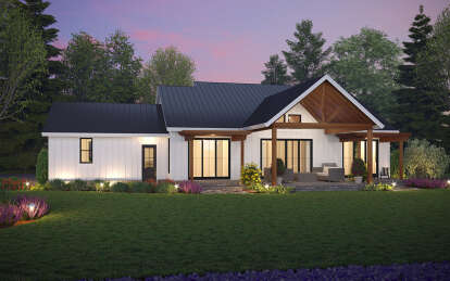 Modern Farmhouse House Plan #2559-01043 Elevation Photo