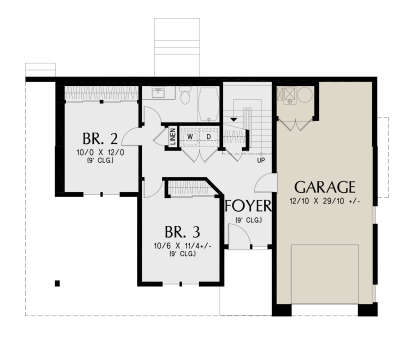 First Floor for House Plan #2559-01045