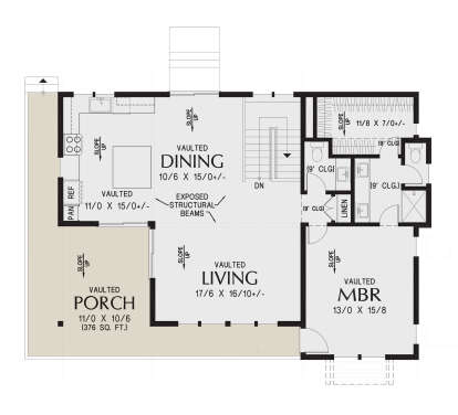 Main Floor for House Plan #2559-01045