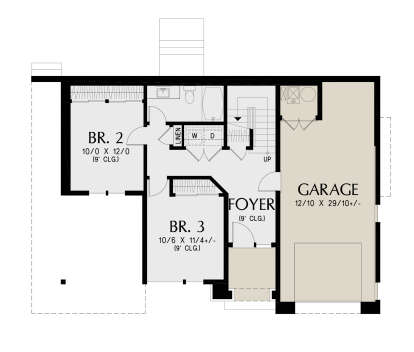 First Floor for House Plan #2559-01046
