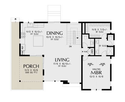 Main Floor for House Plan #2559-01046