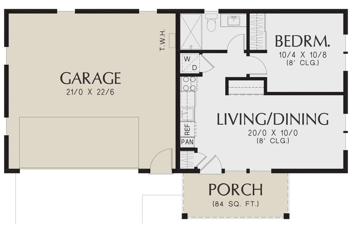 Simple House Floor Plan With Measurements