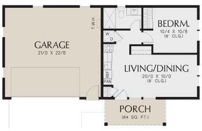 Main Floor  for House Plan #2559-01048
