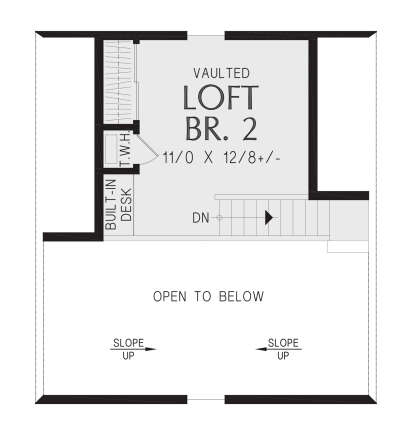 Second Floor for House Plan #2559-01049