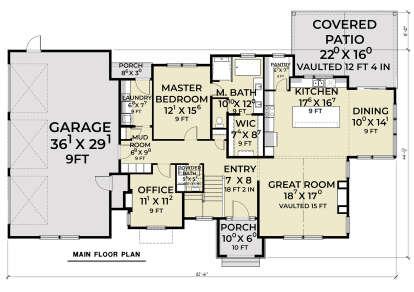 Main Floor  for House Plan #2464-00134