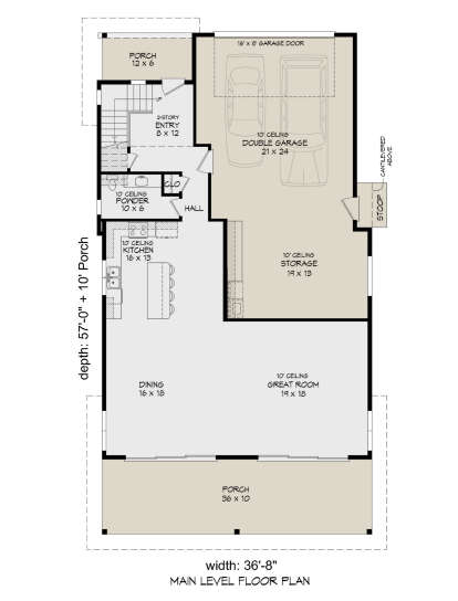 Main Floor  for House Plan #940-01121