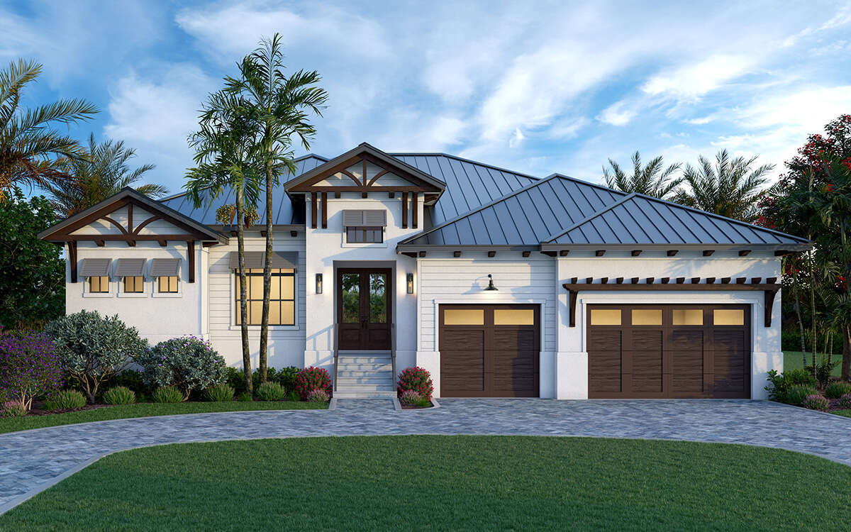 Coastal Plan - 3,202 Square Feet, 4 Bedrooms, 4 Bathrooms | Floor Plan ...