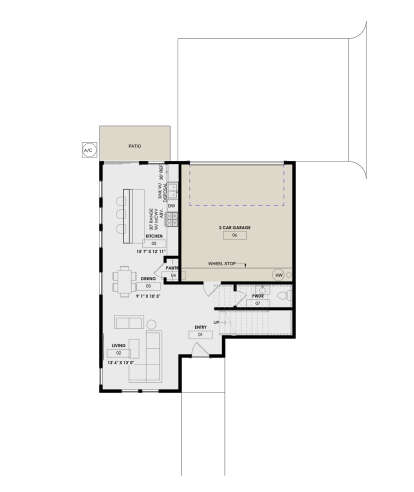 Main Floor  for House Plan #9185-00012
