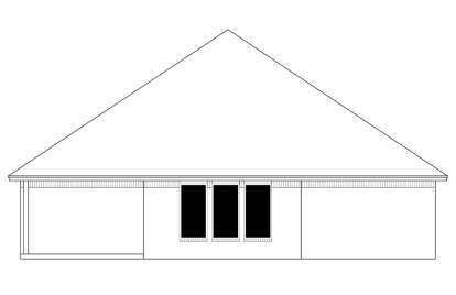 Ranch House Plan #677-00032 Elevation Photo