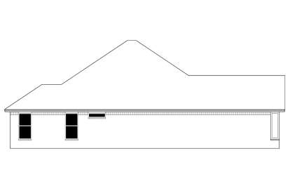 Ranch House Plan #677-00032 Elevation Photo