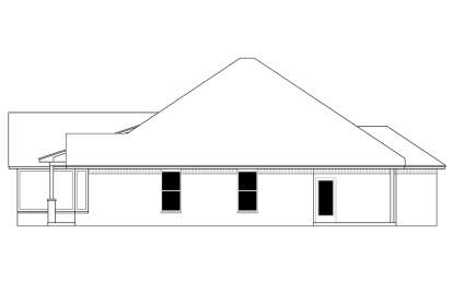 Ranch House Plan #677-00032 Elevation Photo
