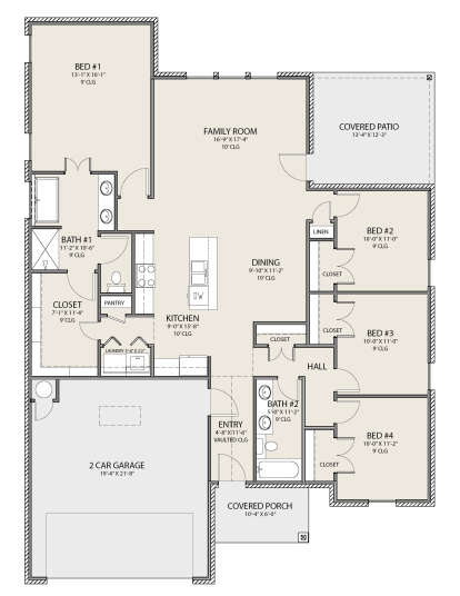 Main Floor  for House Plan #677-00032