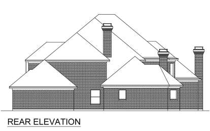 European House Plan #5445-00536 Elevation Photo