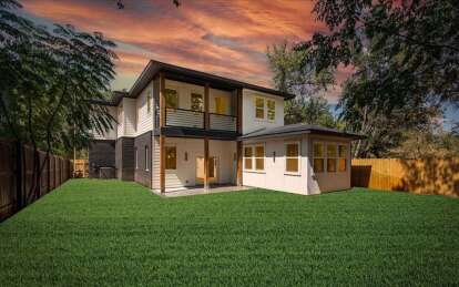 Modern House Plan #9185-00014 Build Photo
