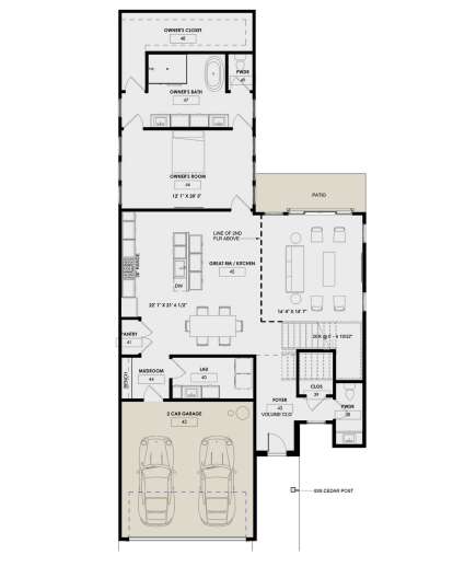 Main Floor  for House Plan #9185-00015