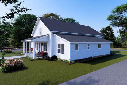 Modern Farmhouse House Plan #4848-00416 Elevation Photo