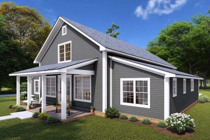Modern Farmhouse House Plan #4848-00417 Elevation Photo