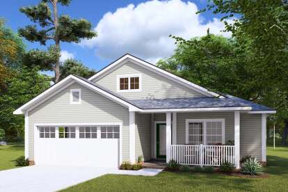 Cottage House Plan #4848-00418 Elevation Photo