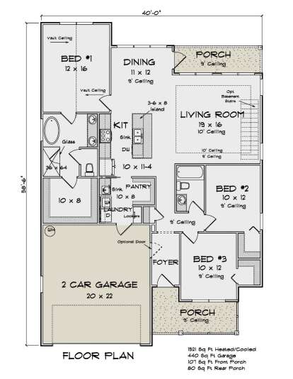 Main Floor  for House Plan #4848-00418