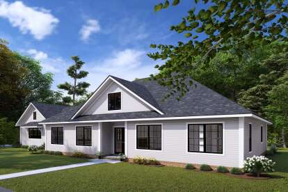Farmhouse House Plan #4848-00419 Elevation Photo