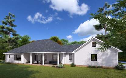 Farmhouse House Plan #4848-00419 Elevation Photo