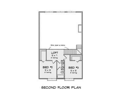 Second Floor for House Plan #4848-00422