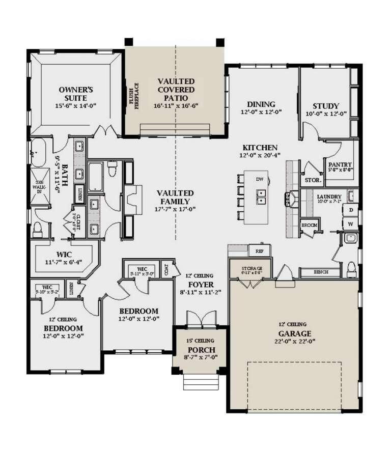 House Plan House Plan #31371 Drawing 1