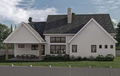 Modern Farmhouse House Plan #963-01005 Elevation Photo