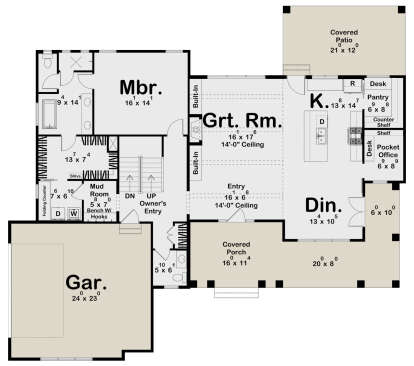 Main Floor  for House Plan #963-01005
