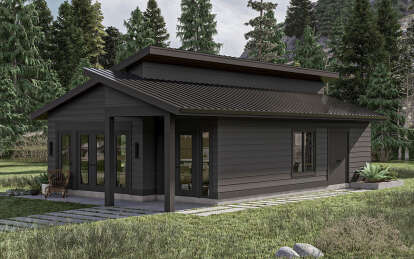 Contemporary House Plan #963-01006 Elevation Photo