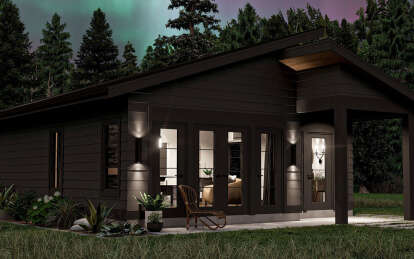 Contemporary House Plan #963-01006 Elevation Photo