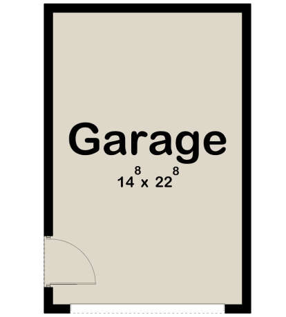 Garage Floor for House Plan #963-01007