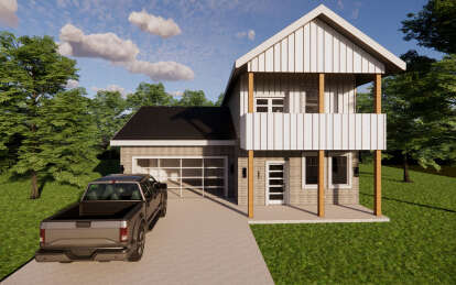 Traditional House Plan #9185-00016 Elevation Photo