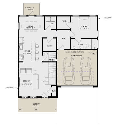 Main Floor  for House Plan #9185-00016