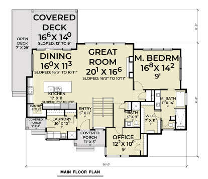 Main Floor  for House Plan #2464-00136