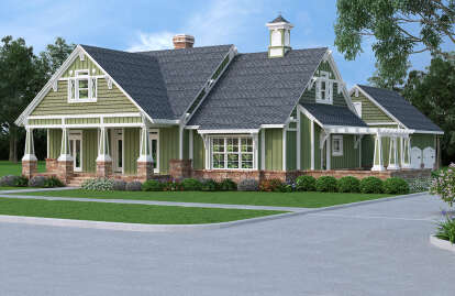 Craftsman House Plan #048-00303 Elevation Photo