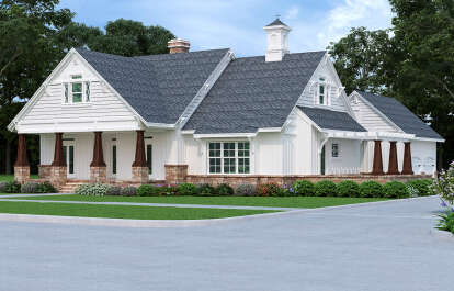 Craftsman House Plan #048-00303 Elevation Photo
