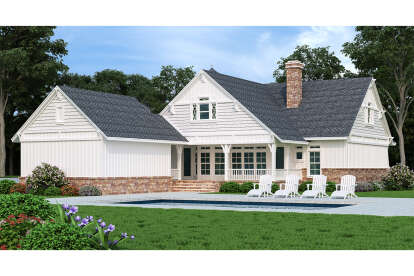 Craftsman House Plan #048-00303 Elevation Photo