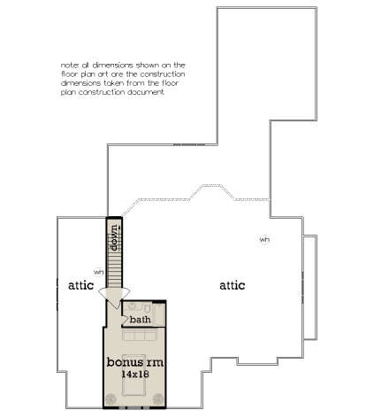 Bonus Room for House Plan #048-00303