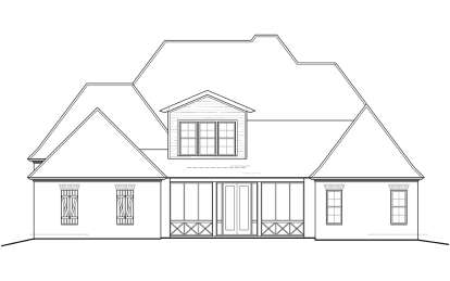 European House Plan #5995-00037 Elevation Photo