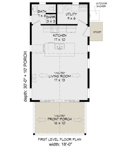 Main Floor  for House Plan #940-01123