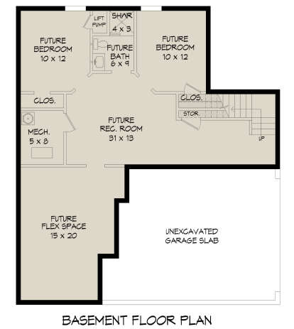 Basement for House Plan #940-01125