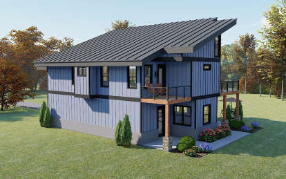 Modern House Plan #940-01126 Elevation Photo