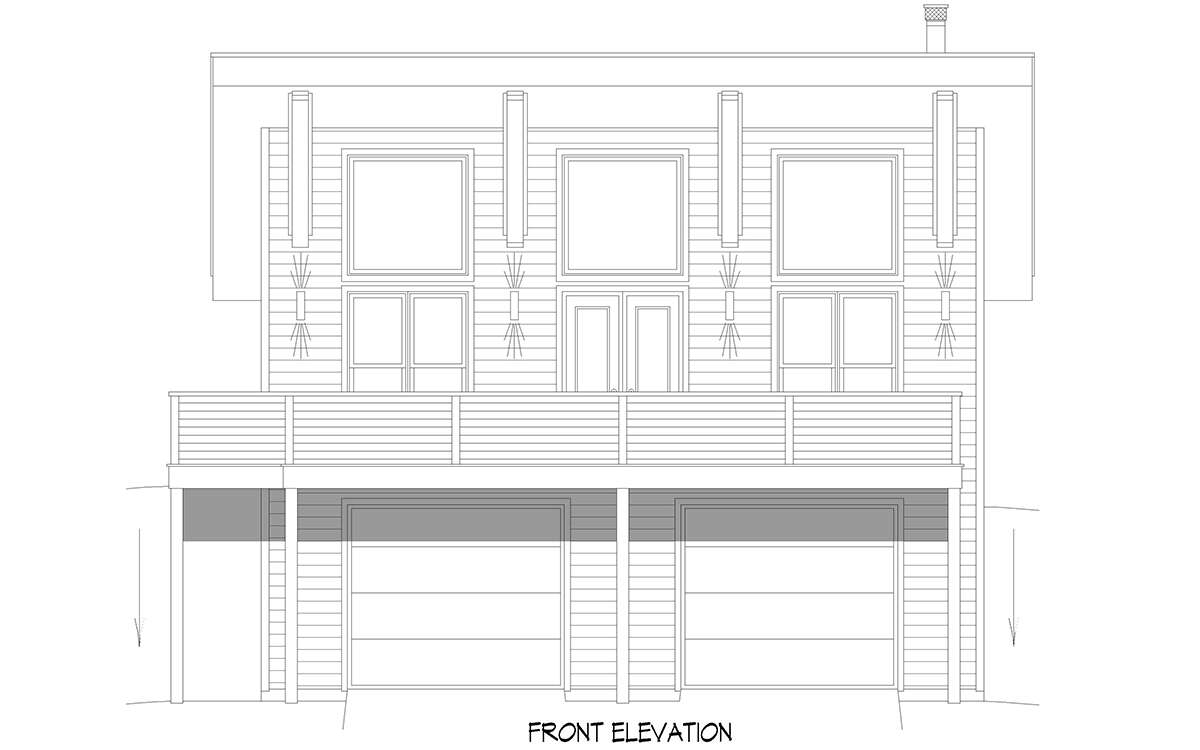 Modern Plan: 1,000 Square Feet, 1 Bedroom, 2 Bathrooms - 940-01127