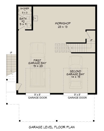 Garage Floor/Basement for House Plan #940-01127