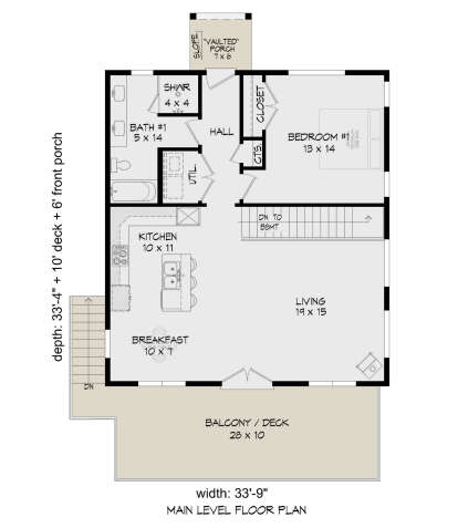 Main Floor for House Plan #940-01127