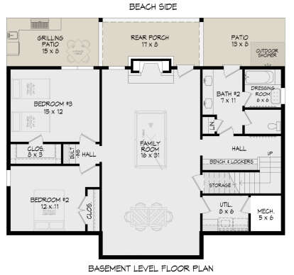 Basement for House Plan #940-01128
