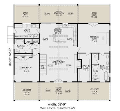 Main Floor  for House Plan #940-01129