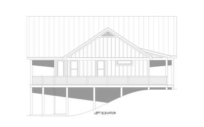 Lake Front House Plan #940-01130 Elevation Photo